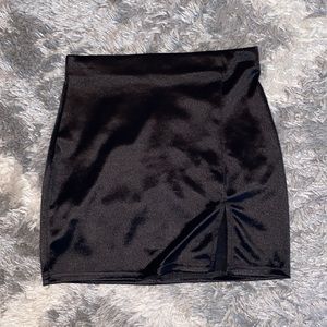 Satin Mini Skirt